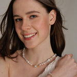 Gembea Jewelry Moustache Baroque Pearl Beaded Necklace