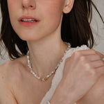 Gembea Jewelry Moustache Baroque Pearl Beaded Necklace