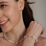 Gembea Jewelry Moustache Baroque Pearl Bracelet