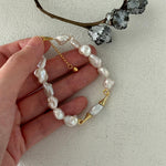 Moustache Baroque Pearl Bracelet - Gembea Jewelry