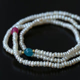 Multi-layer Pearl Color Stone Beaded Bracelet gembea jewelry