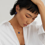 Gembea Jewelry Lazuli Days Series Blue Halo Earrings