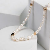 Baroque Pearl Beaded Necklace Gembea - Gembea Jewelry