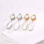 Gembea Jewelry Natural Baroque Pearl Drop Earrings