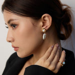 Natural Baroque Pearl Drop Earrings Gembea Jewelry
