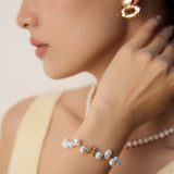 Natural Freshwater Pearl Beaded Bracelet Gembea jewelry