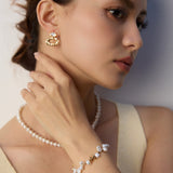 Natural Freshwater Pearl Beaded Bracelet Gembea jewelry