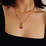 Love Lock Chain Necklace - Gembea Jewelry