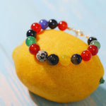 Spring Heartbeat Colored Stone Beaded Bracelet - Gembea Jewelry