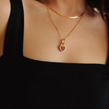 Love Lock Chain Necklace - Gembea Jewelry