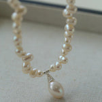 Classic Misplaced Pearl Necklace - Gembea Jewelry