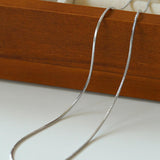 Simple Snake Bone Chain Necklace - Gembea Jewelry