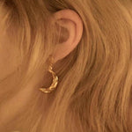 S925 Silver Moon Drop Earrings - Gembea Jewelry
