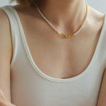 Simple Mini Pearl Beaded Necklace - Gembea Jewelry