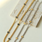 Athena Old Coin Chain Necklace - Gembea Jewelry