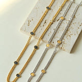 Athena Old Coin Chain Necklace - Gembea Jewelry