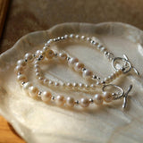 Simple OT Buckle Pearl Bracelet - Gembea Jewelry