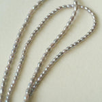 Grey Rice Pearl Necklace - Gembea Jewelry