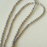 Grey Rice Pearl Necklace - Gembea Jewelry