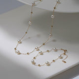 Love and the City Chain Pearl Bracelet - Gembea Jewelry