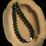 Baroque Pearl African Turquoise Beaded Necklace
