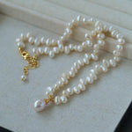 Classic Misplaced Pearl Necklace - Gembea Jewelry