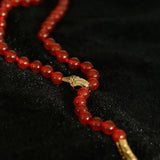Red and Green Agate Snake Necklace - Gembea Jewelry