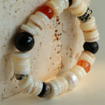 Sea's Embrace Mother of Pearl Beaded Bracelet