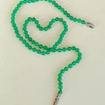 Red and Green Agate Snake Necklace - Gembea Jewelry