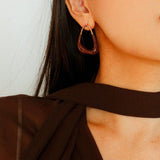 Geometric Enamel Glaze Earrings - Gembea Jewelry