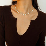 Starry Baroque Pearl Necklace - Gembea Jewelry