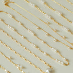 Overlay Natural Pearl Pendant Necklace - Gembea Jewelry
