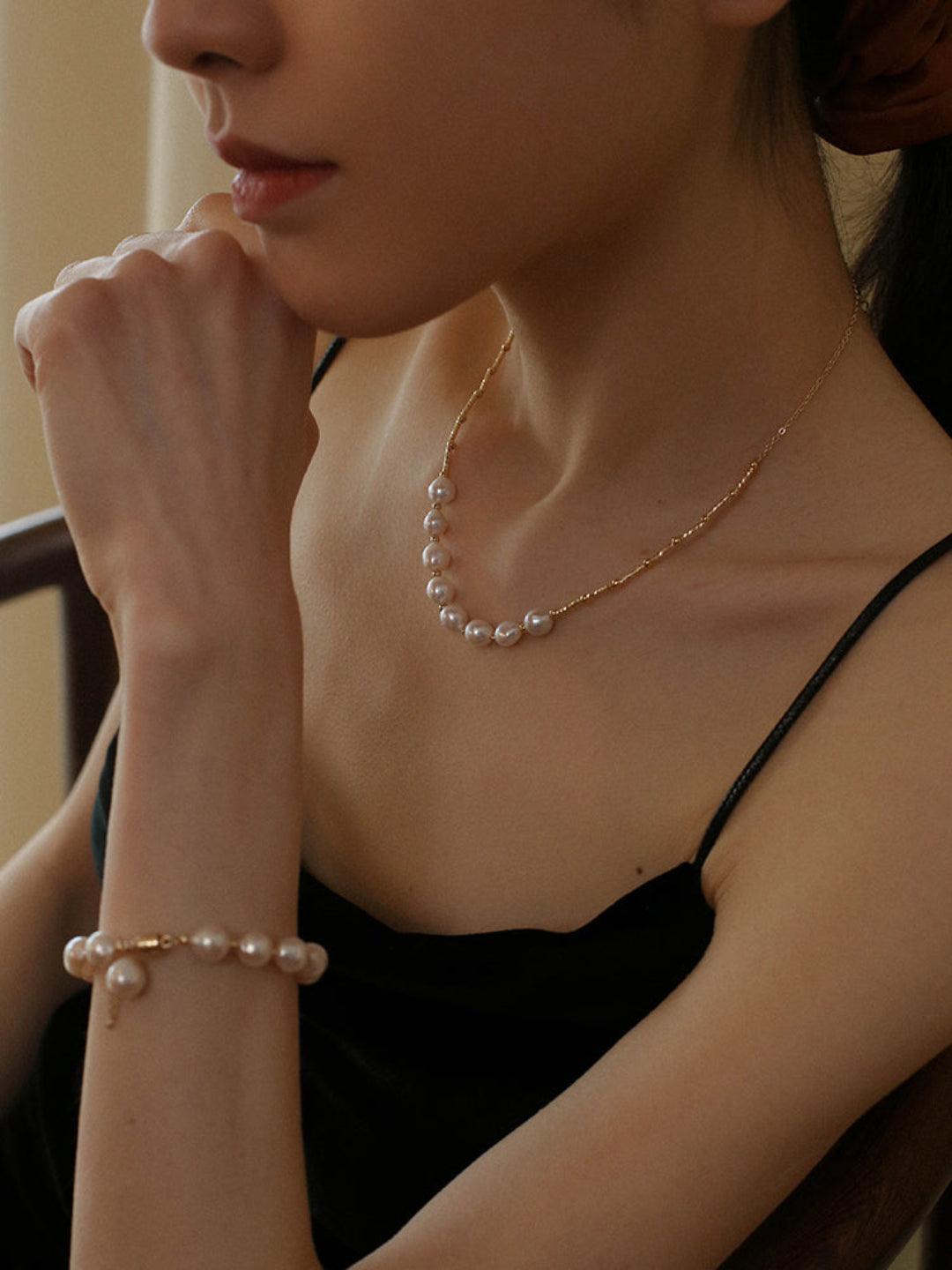 Love and the City Series Pearl Necklace - Gembea Jewelry