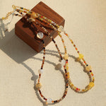 Spring Heartbeat Natural Stone Necklace - Gembea Jewelry