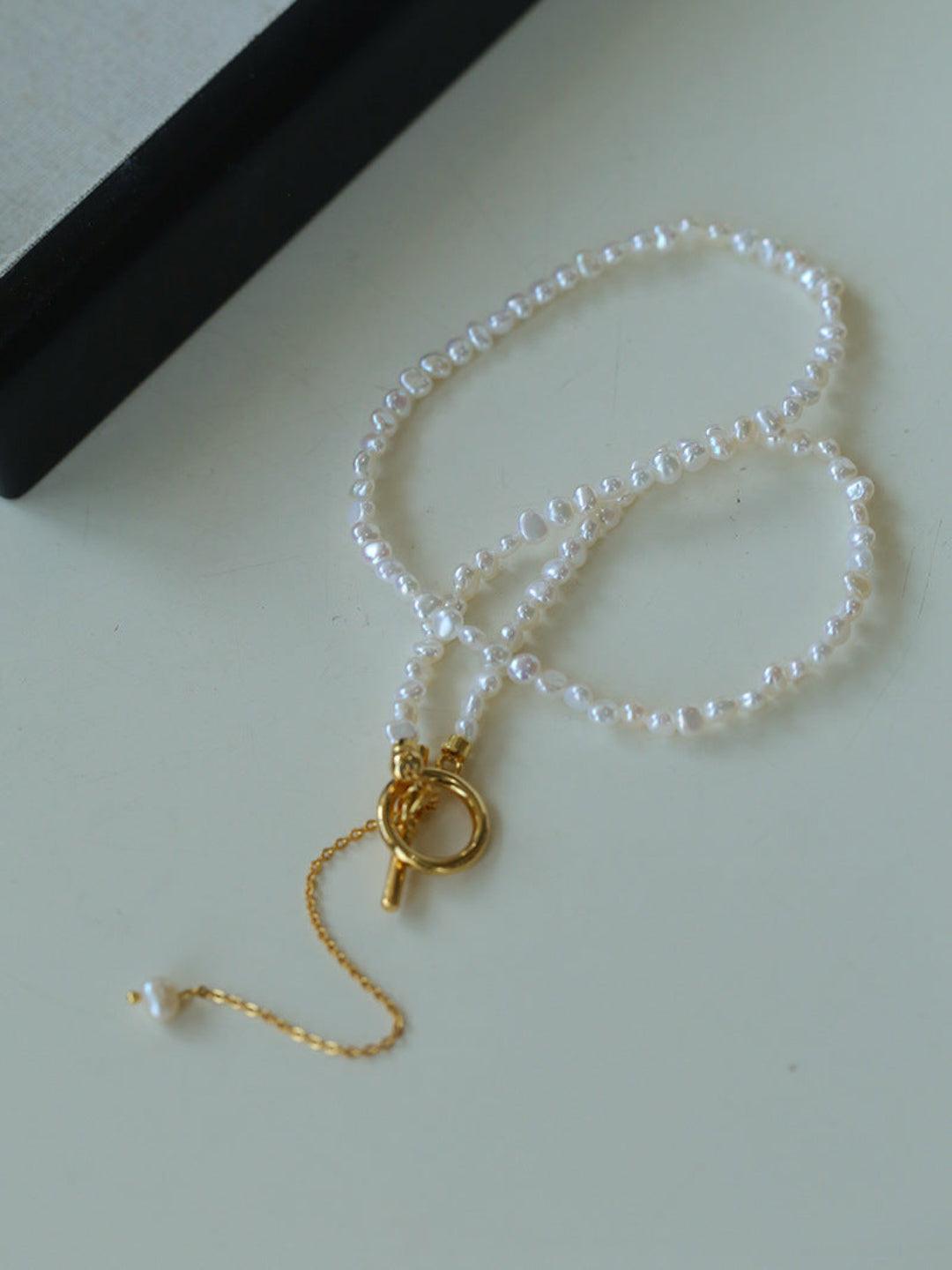 Shaped Freshwater Pearl Necklace - Gembea Jewelry