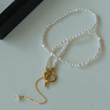 Shaped Freshwater Pearl Necklace - Gembea Jewelry