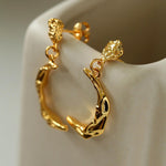 S925 Silver Moon Drop Earrings - Gembea Jewelry