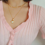 Love Lock Chain Necklace - Gembea Jewelry