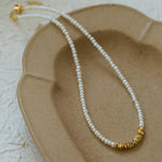 Simple Mini Pearl Beaded Necklace - Gembea Jewelry