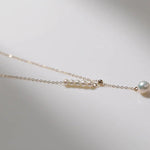 Love and the City D Model Chain Pearl Necklace - Gembea Jewelry