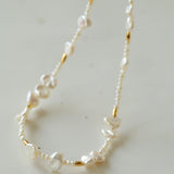 Simple Freshwater Rice Pearl Necklace - Gembea Jewelry