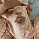Gembea Jewelry Elastic Irregular Pearl Ring