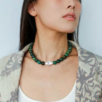 Baroque Pearl African Turquoise Beaded Necklace
