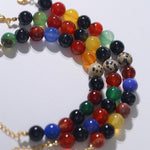 Spring Heartbeat Colored Stone Beaded Bracelet - Gembea Jewelry
