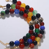 Spring Heartbeat Colored Stone Beaded Bracelet - Gembea Jewelry