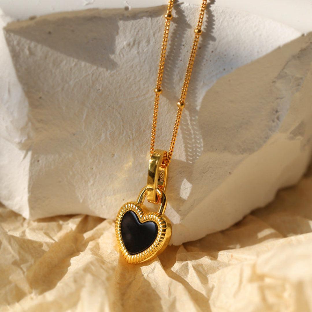 Love Lock Chain Necklace - Gembea Jewelry