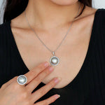 Seawater Mabe Pearl Ring - Gembea Jewelry