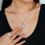 Seawater Mabe Pearl Ring - Gembea Jewelry