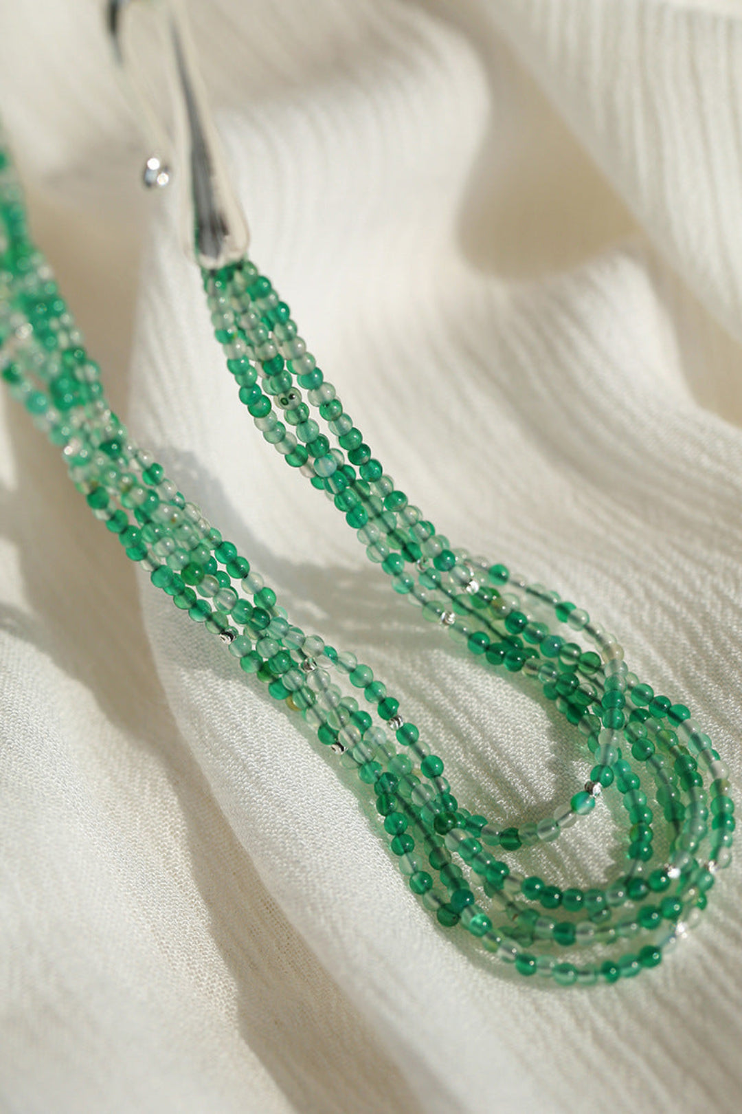 Gembea Jewelry Mini Green Agate Necklace