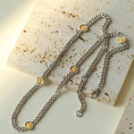 Athena Old Coin Chain Necklace - Gembea Jewelry